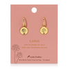 BIRTH MONTH FLOWER EARRINGS