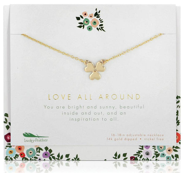 LOVE ALL AROUND - NECKLACE & CARD