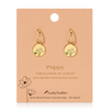 BIRTH MONTH FLOWER EARRINGS