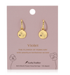 BIRTH MONTH FLOWER EARRINGS