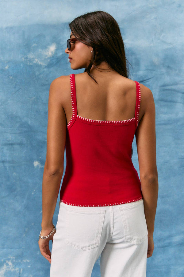 TANK TOP W/ AMERICAN FLAG