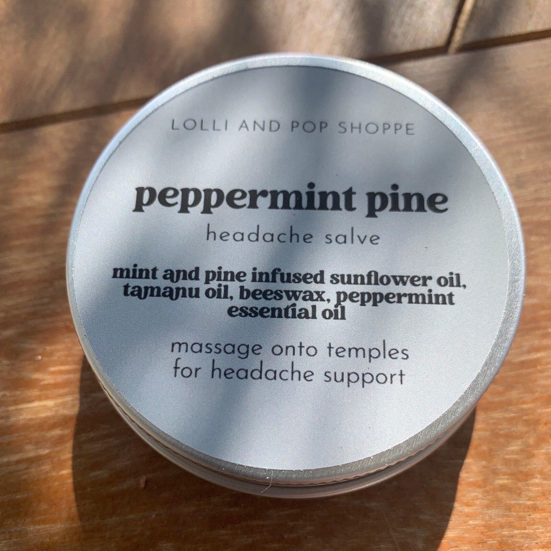 PEPPERMINT PINE HEADACHE SALVE