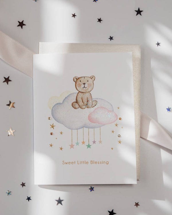 'SWEET LITTLE BLESSING' NEW BABT CARD