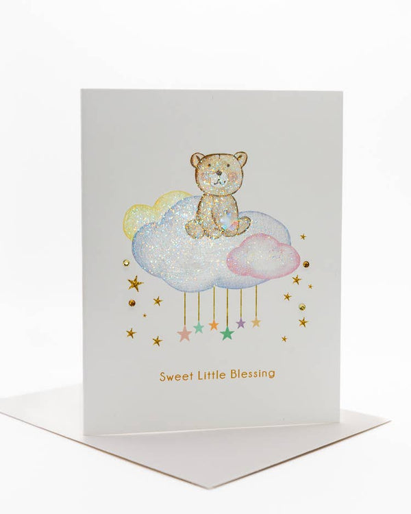 'SWEET LITTLE BLESSING' NEW BABT CARD