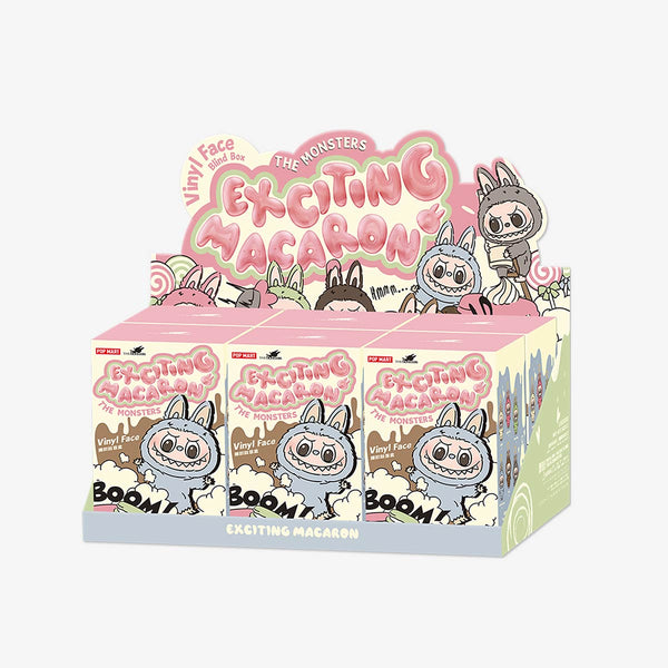 LABUBU STYLE THE MONSTERS EXCITING MACARONS BAG KEYCHAIN: BOX