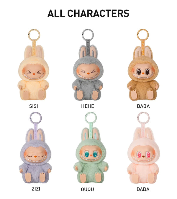 LABUBU STYLE THE MONSTERS HAVE A SEAT BAG KEYCHAIN: BOX