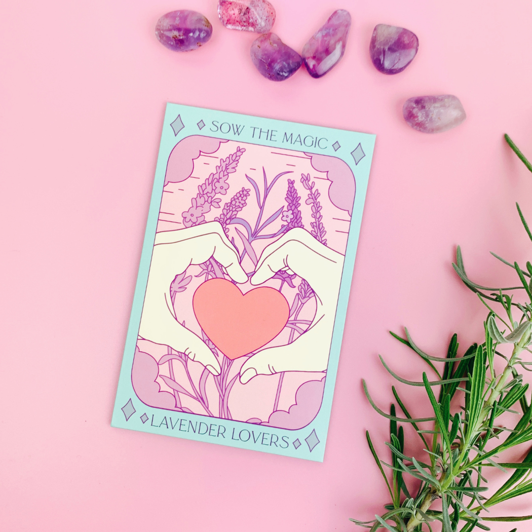 LAVENDER LOVERS TAROT GARDEN + GIFT SEED PACKET