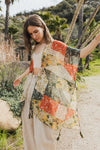 ALLOVER FLORAL PRINT KIMONO