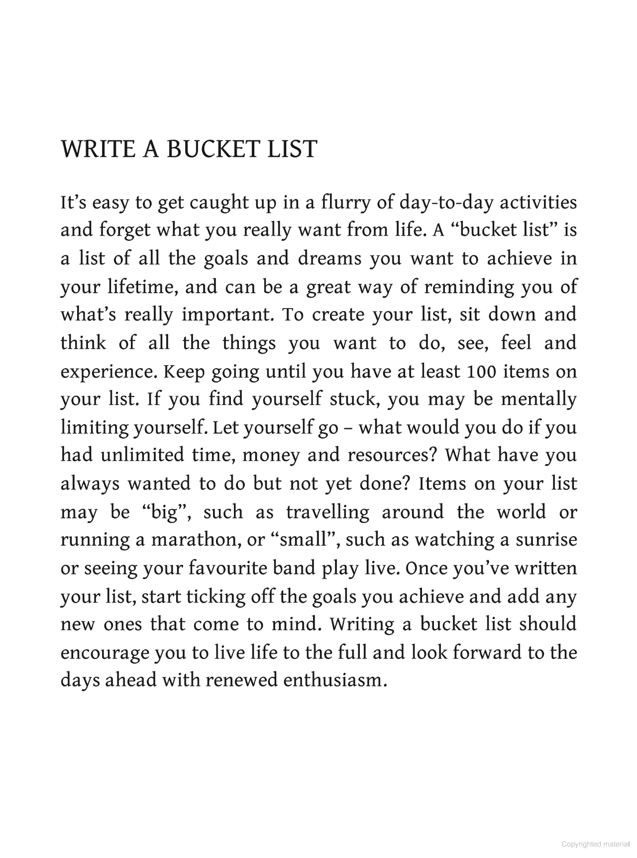 INSPIRATION FOR EVERY DAY BOOK