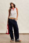 BABY TOMATOES SLEEVELESS KNIT TANK TOP