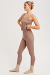 RIBBED KNIT CAMI & LEGGINGS LOUNGE SET