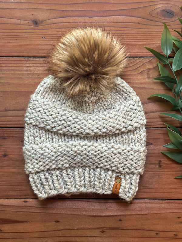 LOLA BEANIE IN WHEAT