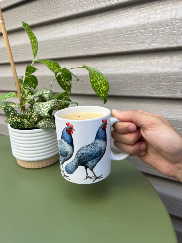 DELAWARE STATE BIRD BLUE HEN MUG