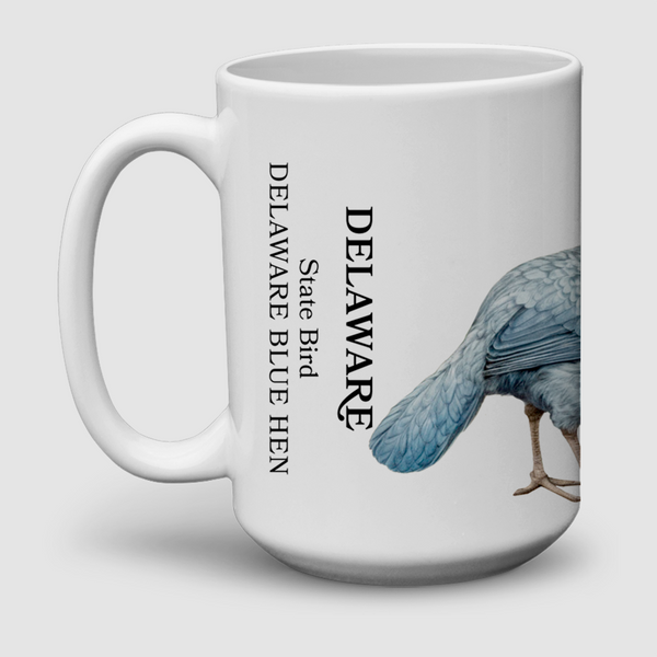 DELAWARE STATE BIRD BLUE HEN MUG