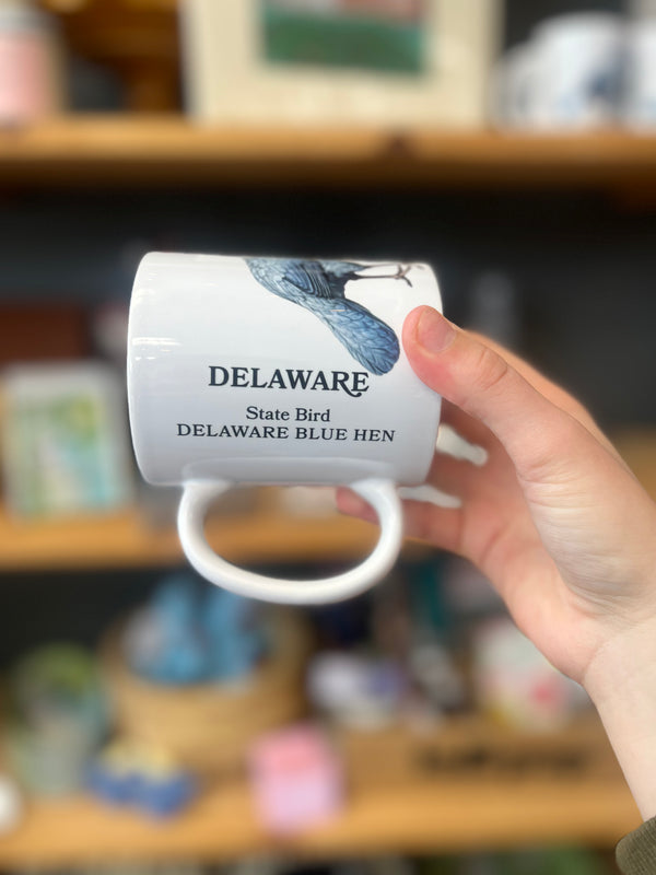DELAWARE STATE BIRD BLUE HEN MUG