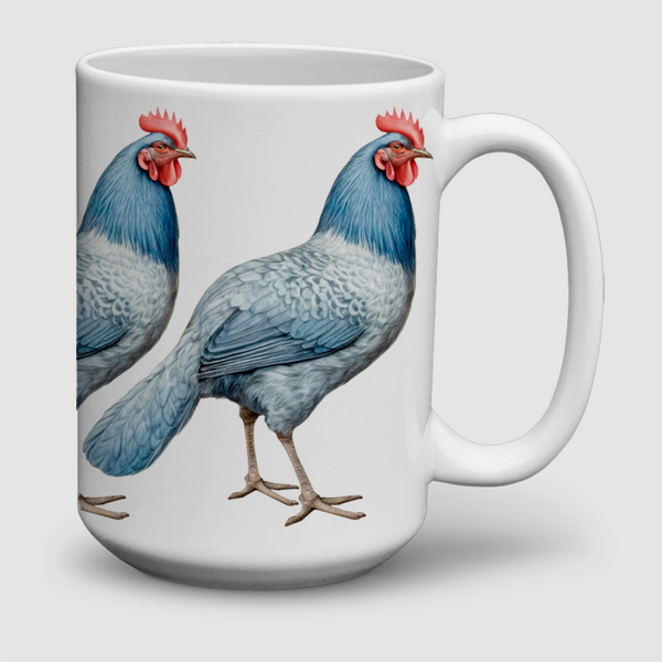 DELAWARE STATE BIRD BLUE HEN MUG