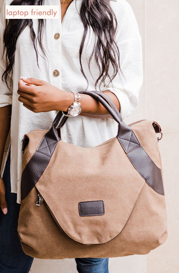 KINSLEY CANVAS BAG - FINAL SALE