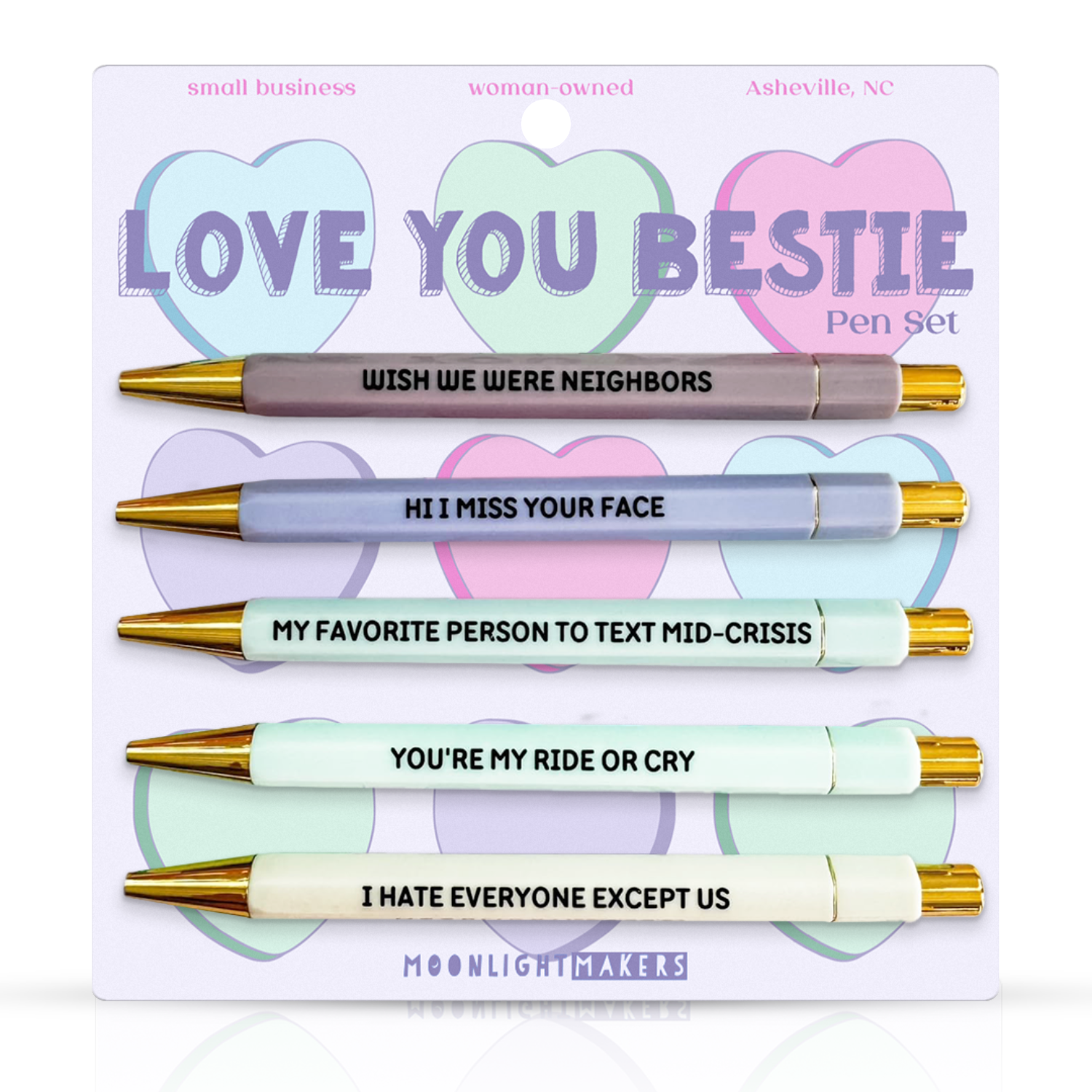 LOVE YOU BESTIE - PEN SET