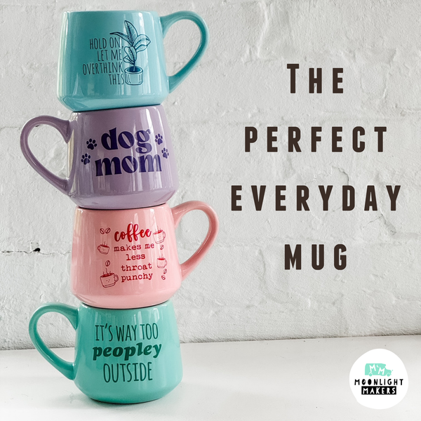 DOG MOM - 16OZ MUG - CUTE GIFT FOR DOG LOVER, DOG MOM