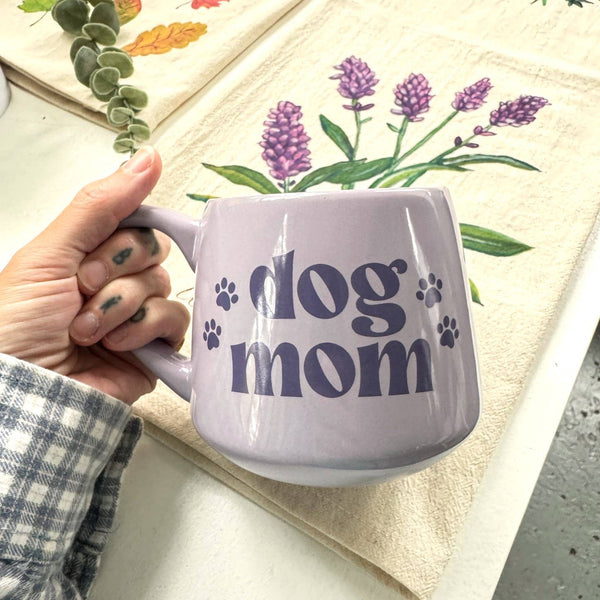 DOG MOM - 16OZ MUG - CUTE GIFT FOR DOG LOVER, DOG MOM