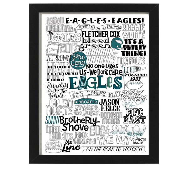 PHILADELPHIA EAGLES ART PRINT