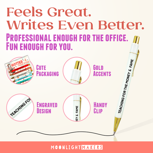 HOTTER THAN EVER - MENOPAUSE PEN SET - FUNNY GFIT FOR HER