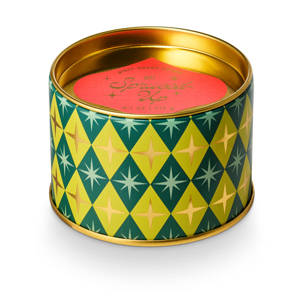 All Spruced Up Hotel Tin Candle