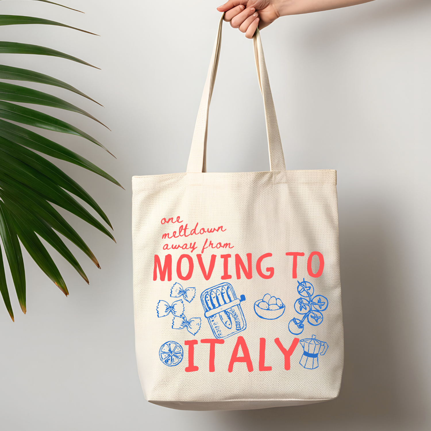 ONE MELTDOWN AWAY... - COLOR TOTE BAG