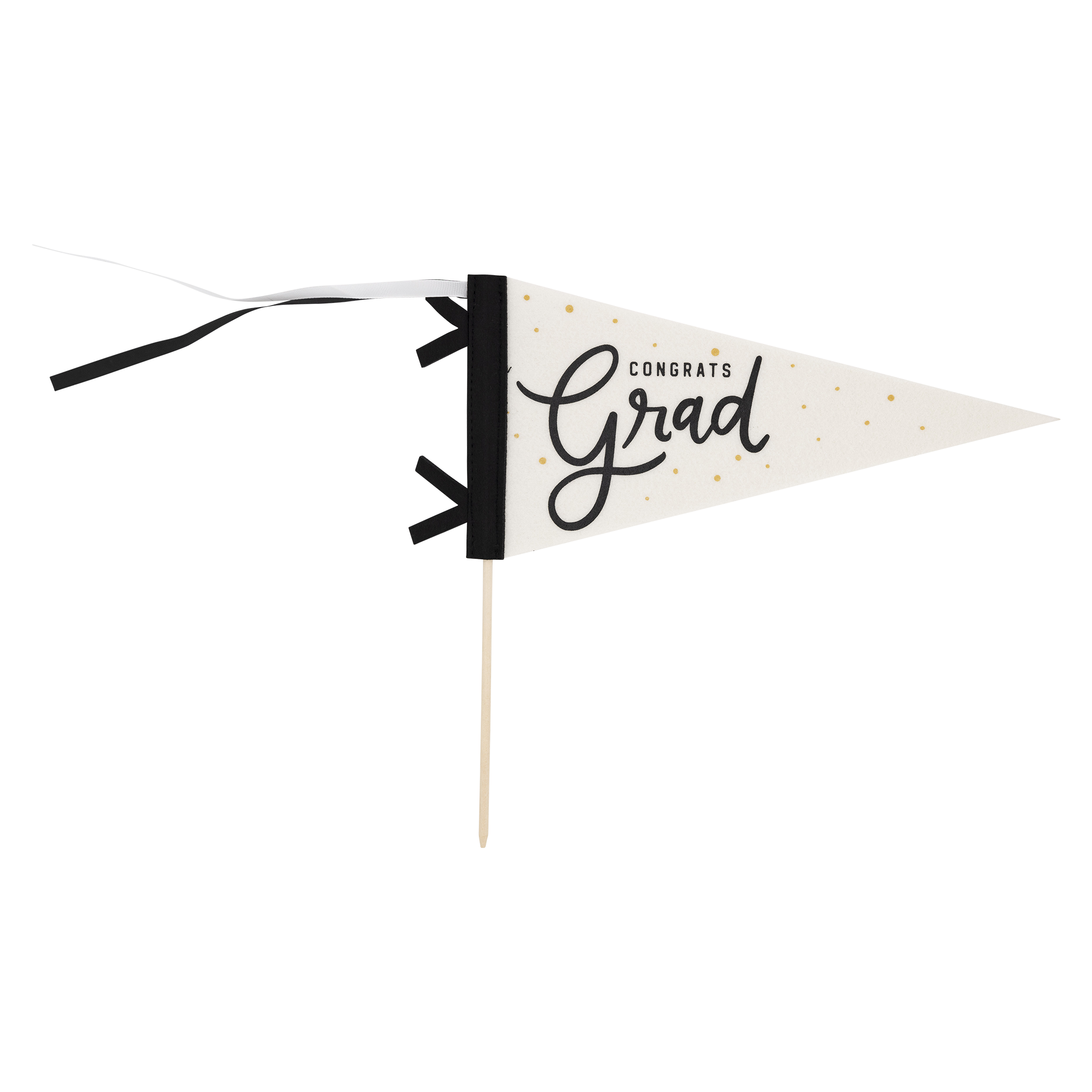 CONGRATS GRAD FELT PENNANT BANNER