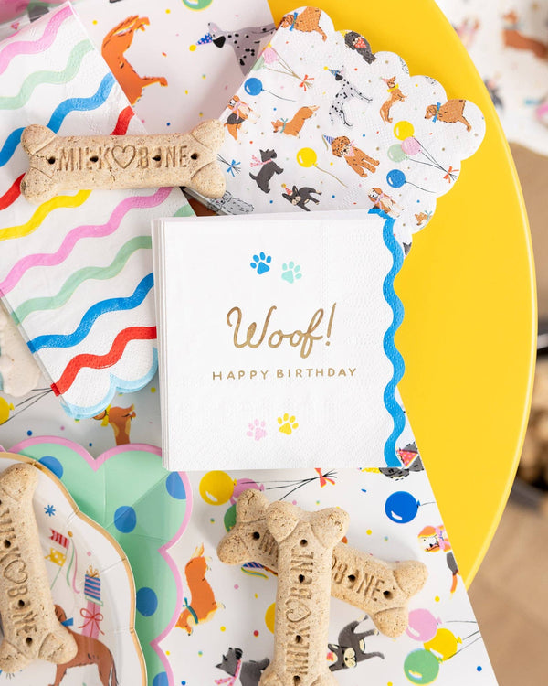 DOG PARTY COCKTAIL NAPKIN