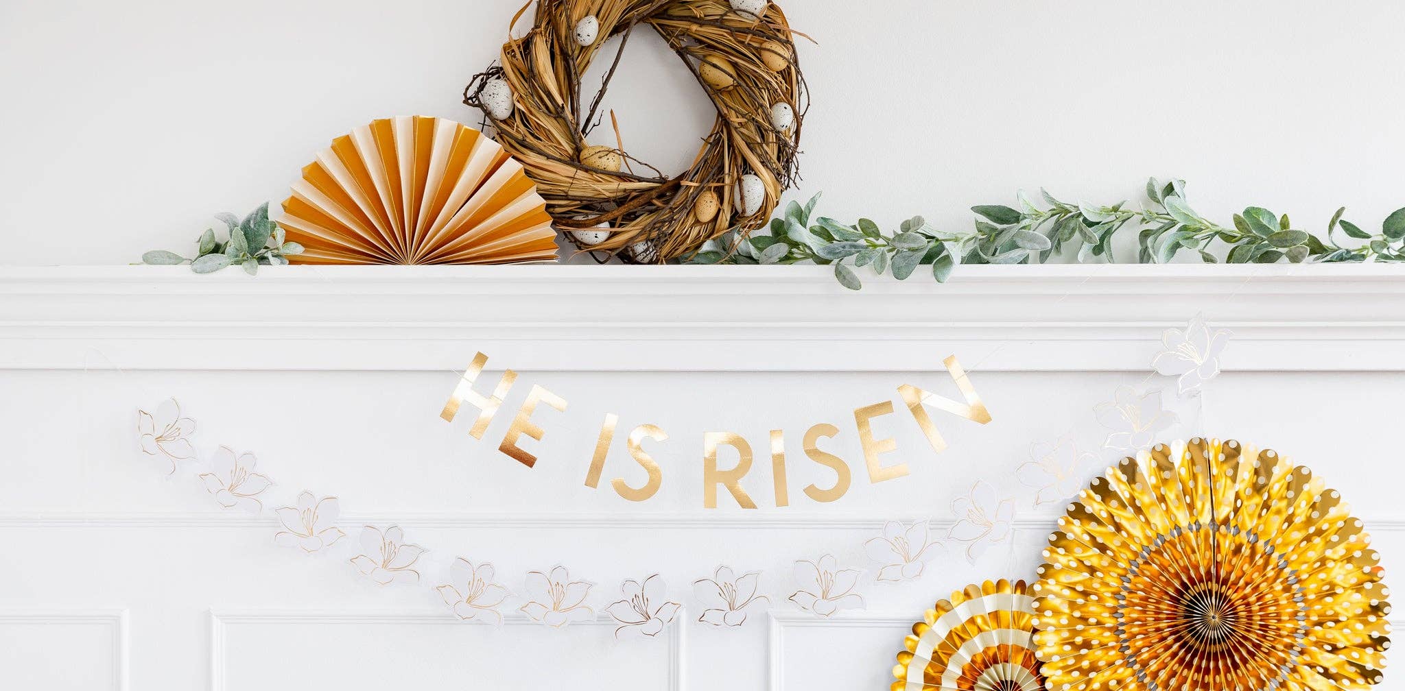 HE IS RISEN BANNER SET
