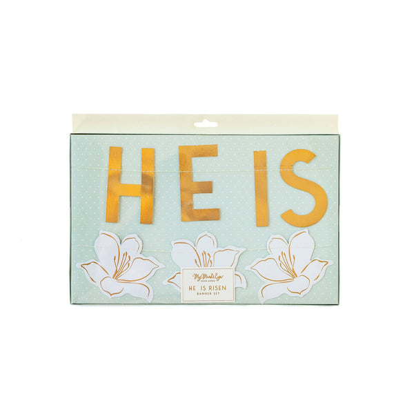 HE IS RISEN BANNER SET