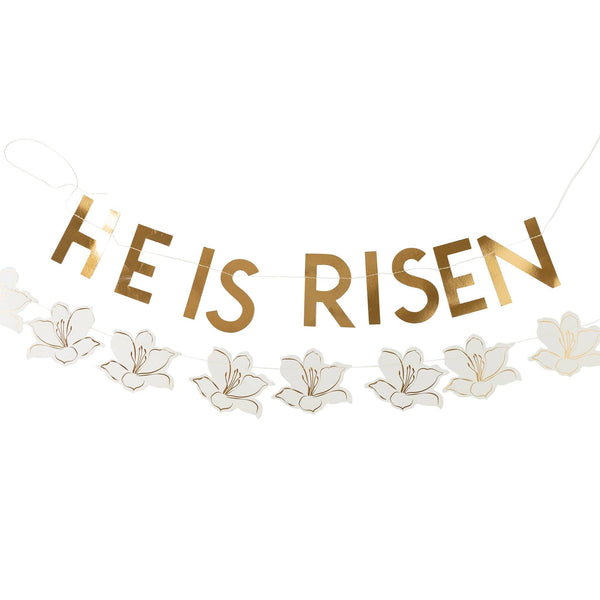 HE IS RISEN BANNER SET