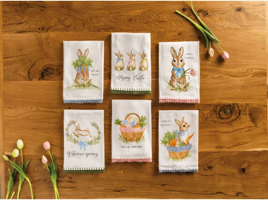 HIPPITY HOPPITY PRINTED TOWEL