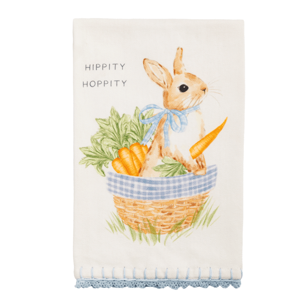 HIPPITY HOPPITY PRINTED TOWEL