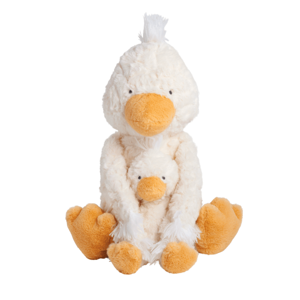 DUCK MAMA & BABY PLUSH SET