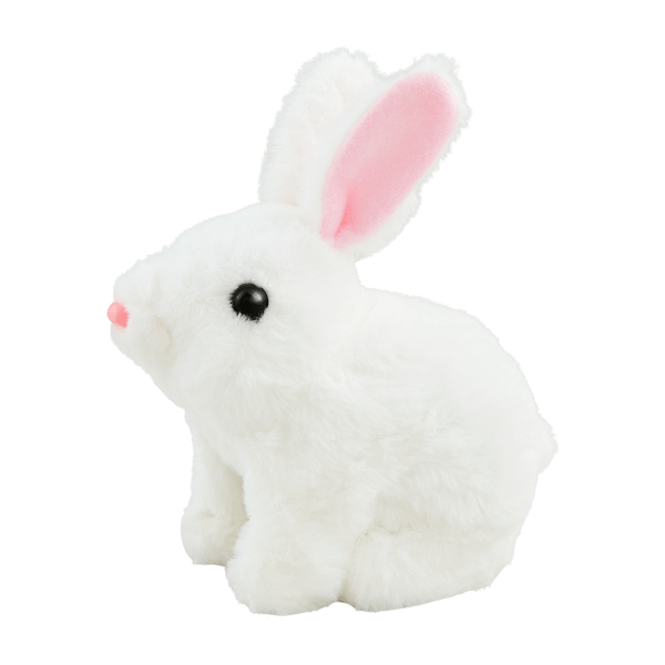 MECHANICAL HOPPING PLUSH BUNNY