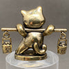 BRASS TREASURE CAT