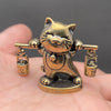 BRASS TREASURE CAT