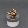 BRASS SIDE-LYING FROG