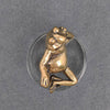 BRASS SIDE-LYING FROG