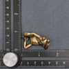 BRASS SIDE-LYING FROG