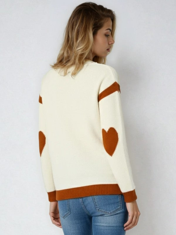SWEETHEART MOTIF SWEATER