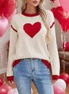 SWEETHEART MOTIF SWEATER