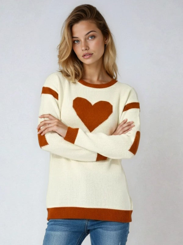 SWEETHEART MOTIF SWEATER