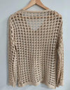 OPENWORK KNIT SWEATER