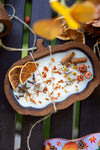 WOODEN PUMPKIN DOUGH BOWL