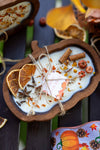 WOODEN PUMPKIN DOUGH BOWL