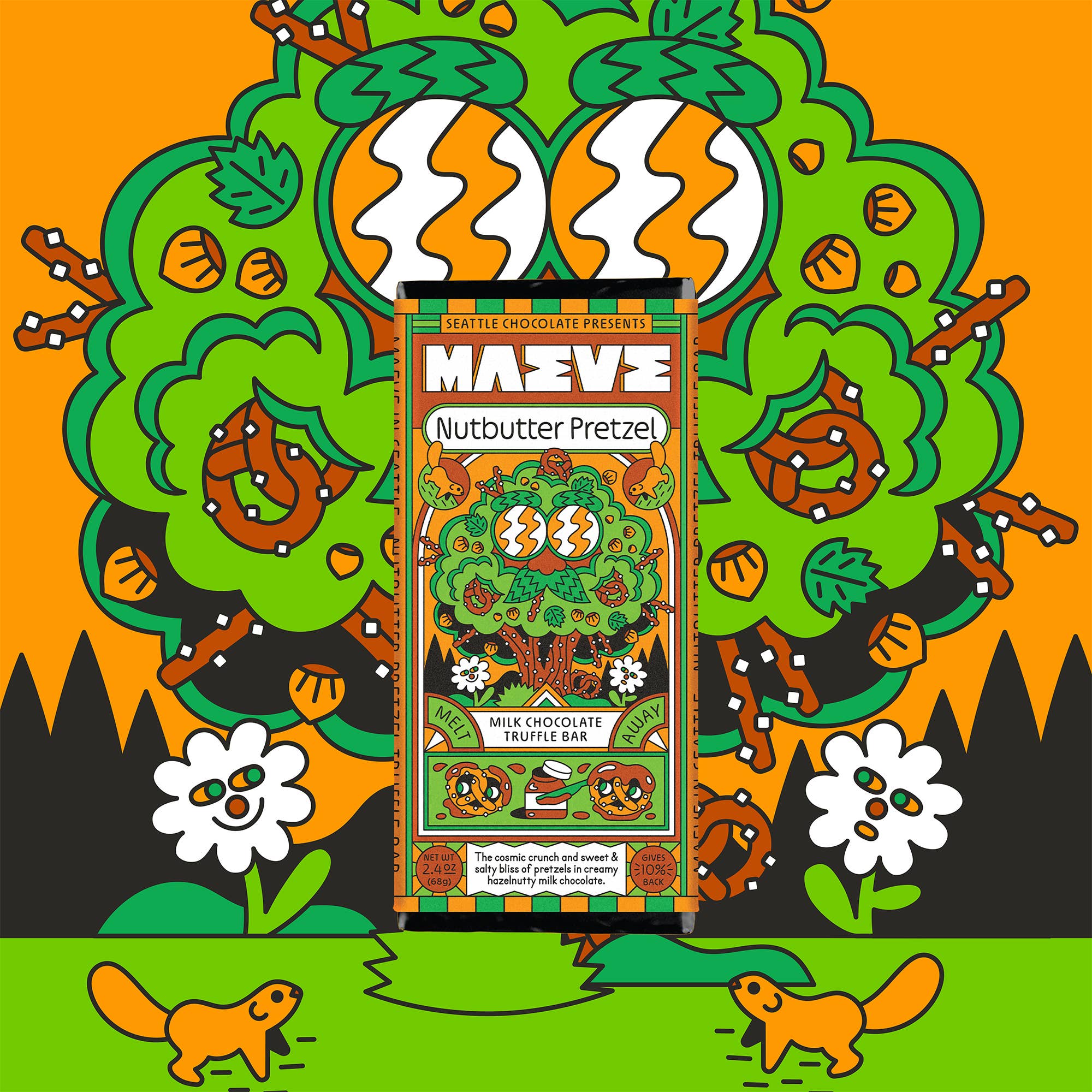 NUTBUTTER PRETZEL TRUFFLE BAR