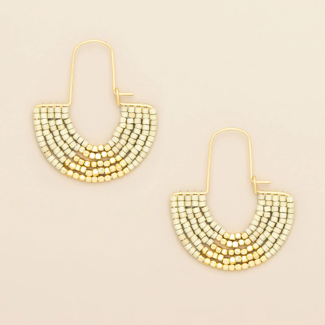 CHROMACOLOR MIYUKI U-HOOP EARRING